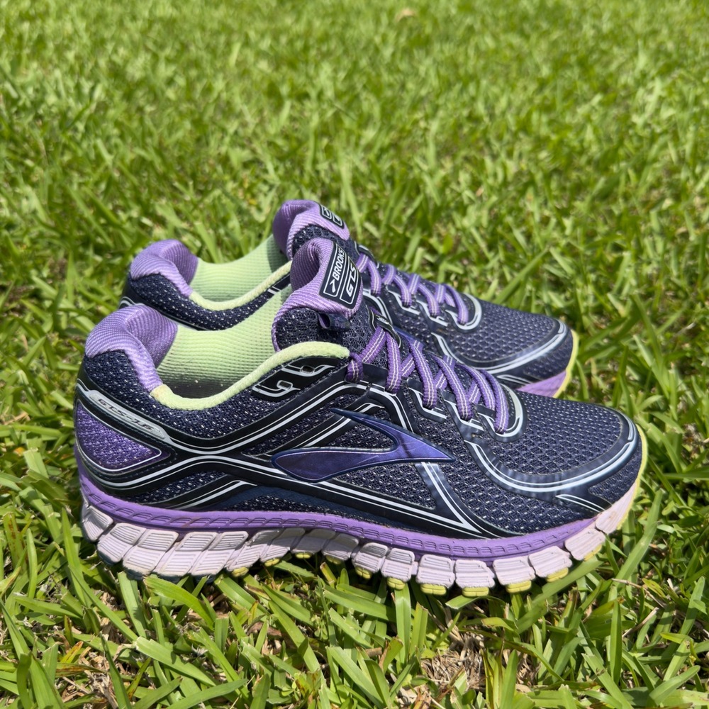 Brooks Adrenaline GTS 16 Womens Running Shoes Purple Navy Blue 7.5 1202031B506 - Picture 5 of 7